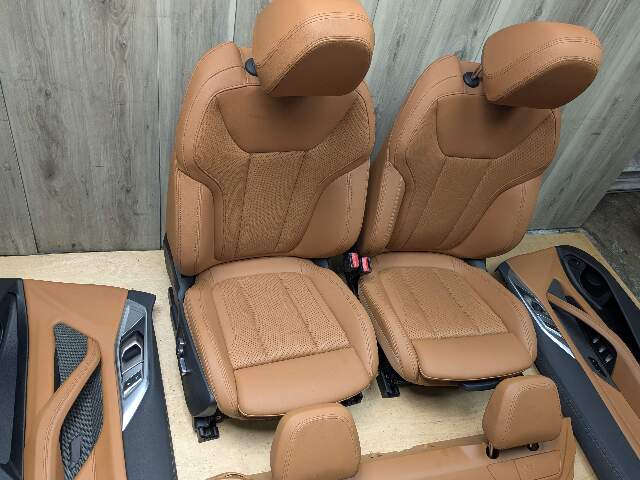 21-24 OEM BMW G23 430 M440 Front Rear BROWN Interior Seats Door Panels
