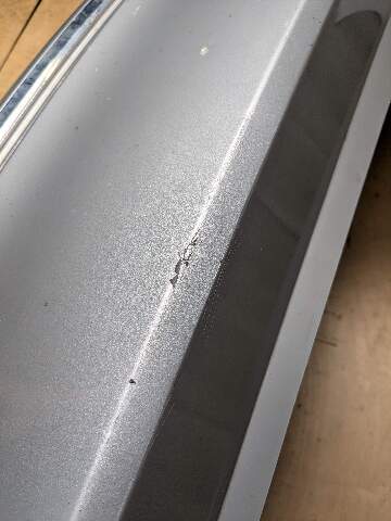 *12-15 OEM BMW F30 335 PRE-LCI Rear Bumper Cover LINES Trim Dual Exhaust Gray