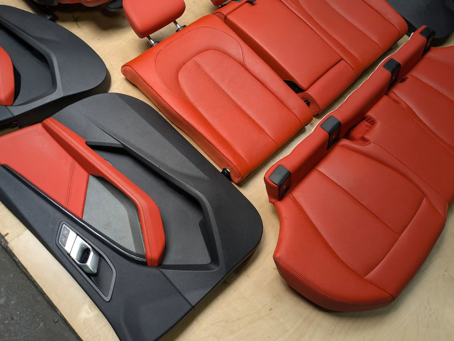 20-24 OEM BMW F44 228 M235 Front Rear RED Interior Seats Door Panels COMPLETE