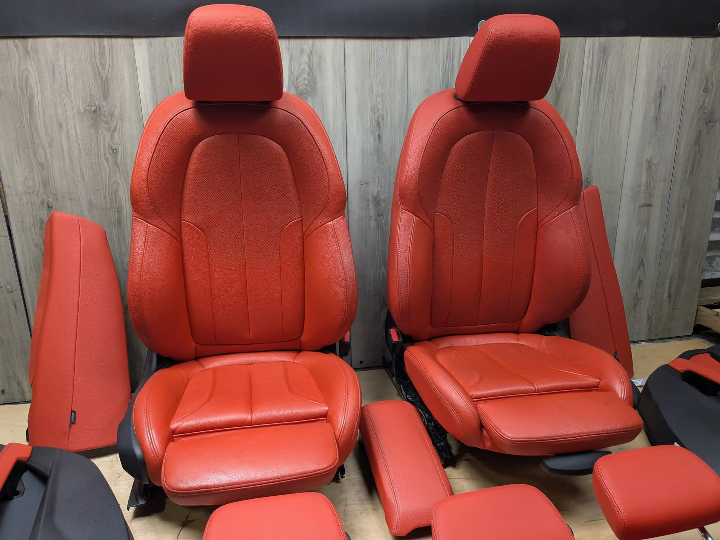 20-24 OEM BMW F44 228 M235 Front Rear RED Interior Seats Door Panels COMPLETE