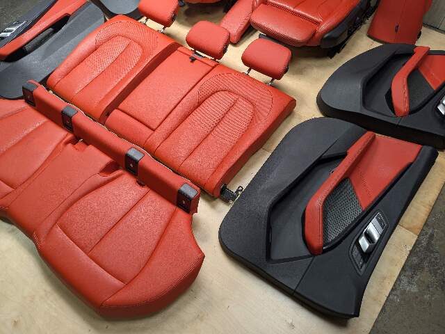 20-24 OEM BMW F44 228 M235 Front Rear RED Interior Seats Door Panels COMPLETE