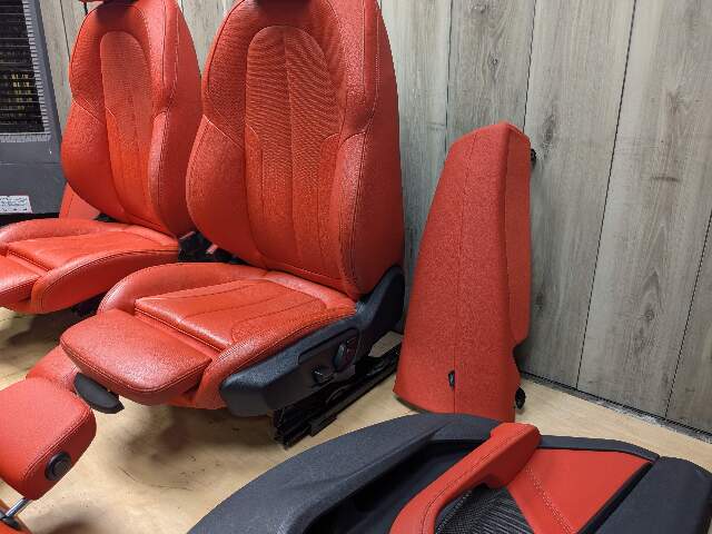 20-24 OEM BMW F44 228 M235 Front Rear RED Interior Seats Door Panels COMPLETE