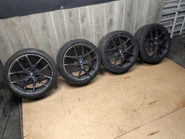 *NOTE* 20-24 OEM BMW F44 228 M235 Rims Wheels 18x8 ET54 Y-Spoke Style 554M SET