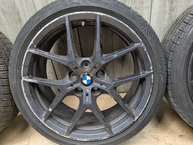*NOTE* 20-24 OEM BMW F44 228 M235 Rims Wheels 18x8 ET54 Y-Spoke Style 554M SET