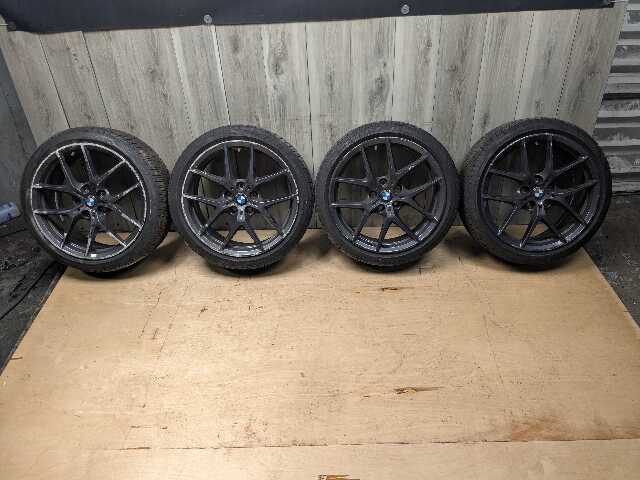*NOTE* 20-24 OEM BMW F44 228 M235 Rims Wheels 18x8 ET54 Y-Spoke Style 554M SET