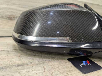 *14-20 OEM BMW F32 F33 F36 Right Passenger Side Mirror Auto Dim CARBON