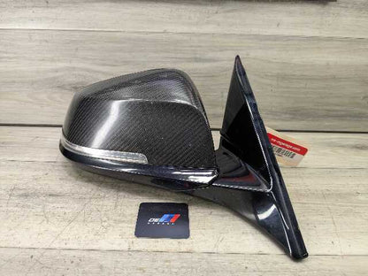 *14-20 OEM BMW F32 F33 F36 Right Passenger Side Mirror Auto Dim CARBON