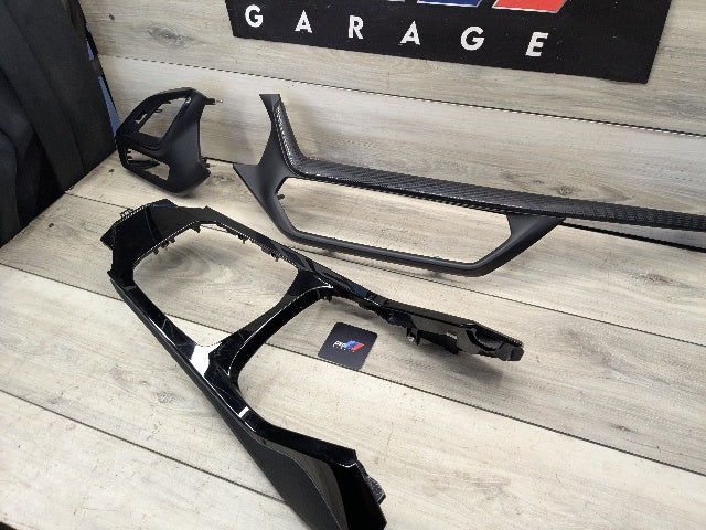 20-24 OEM BMW F44 228 M235 Center Console Dash Interior Trim SET Black