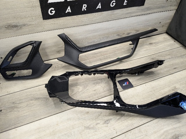20-24 OEM BMW F44 228 M235 Center Console Dash Interior Trim SET Black