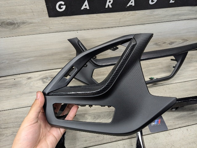 20-24 OEM BMW F44 228 M235 Center Console Dash Interior Trim SET Black