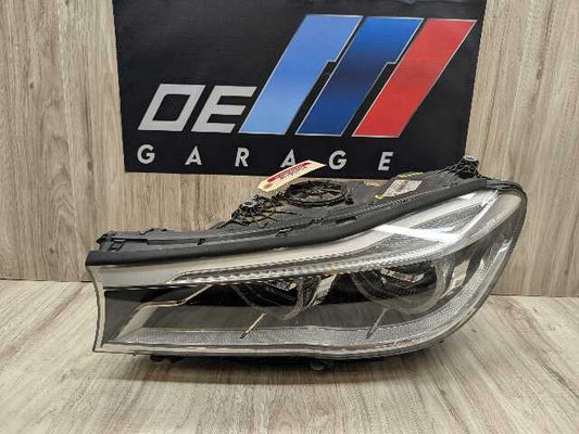 16-19 OEM BMW G11 G12 740 750 Left Driver LED ICON Adaptive Headlight w/ Modules
