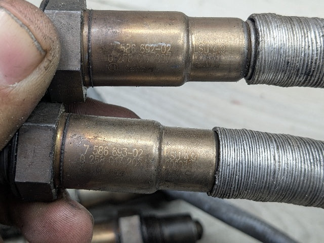 09-12 OEM BMW F01 F02 740 Cat Catalytic Oxygen O2 Lambda Probe Sensors N54 SET