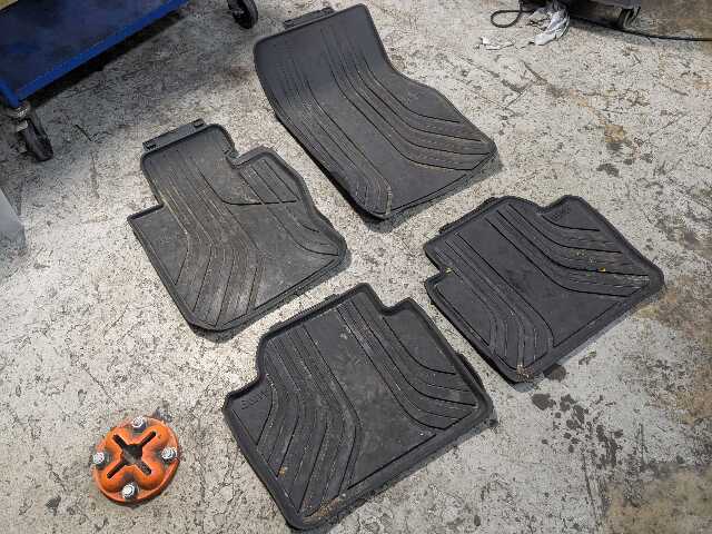12-18 OEM BMW F30 F31 F80 Front Rear Left Right Weather Carpet Floor Mats SET