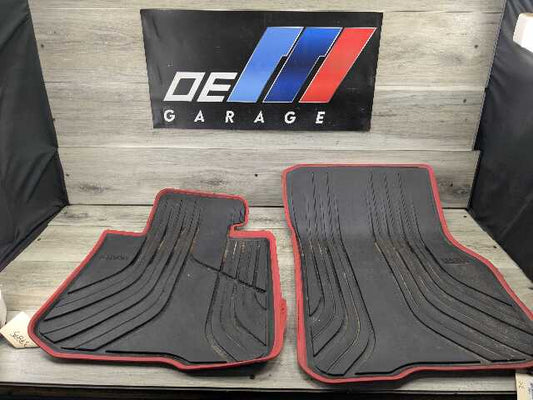OEM BMW F32 F33 F36 F82 F83 Front Left Right All Weather Floor Rubber Mats PAIR