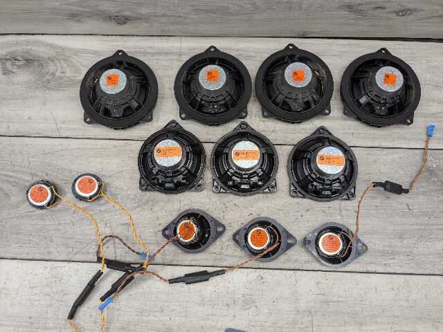 OEM BMW F30 F32 F33 F36 F80 F82 M3 Audio Sound System Speaker SET HARMAN KARDON