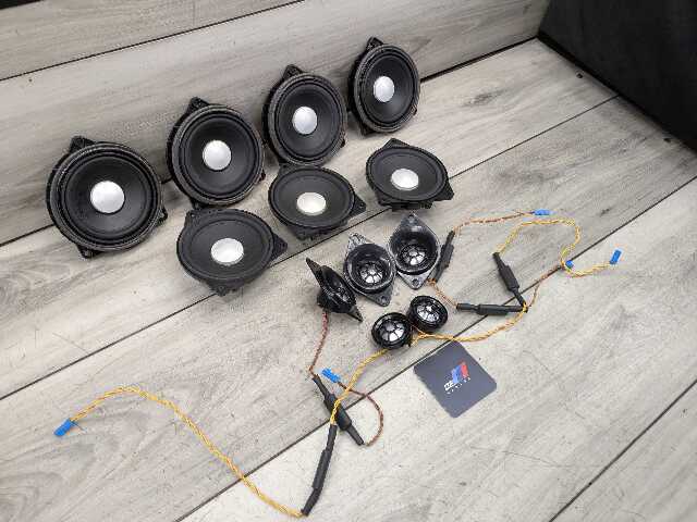 OEM BMW F30 F32 F33 F36 F80 F82 M3 Audio Sound System Speaker SET HARMAN KARDON