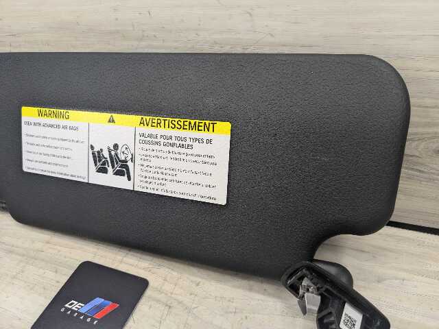 20-24 OEM BMW F44 228 M235 Right Passenger Side Sun Visor Shade Black