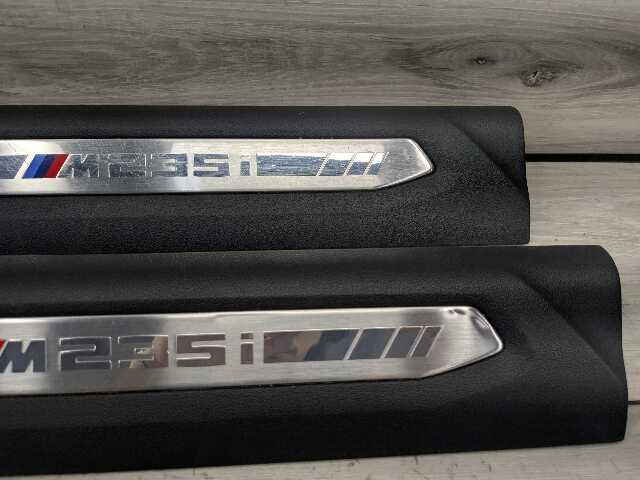 20-24 OEM BMW F44 M235i Front Left Right Door Sill Plate Molding Trim PAIR