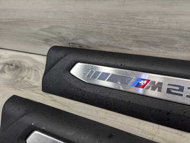 20-24 OEM BMW F44 M235i Front Left Right Door Sill Plate Molding Trim PAIR