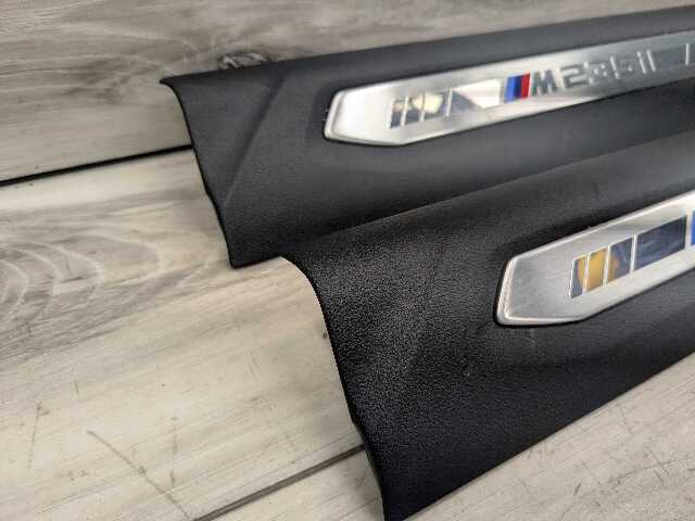 20-24 OEM BMW F44 M235i Front Left Right Door Sill Plate Molding Trim PAIR