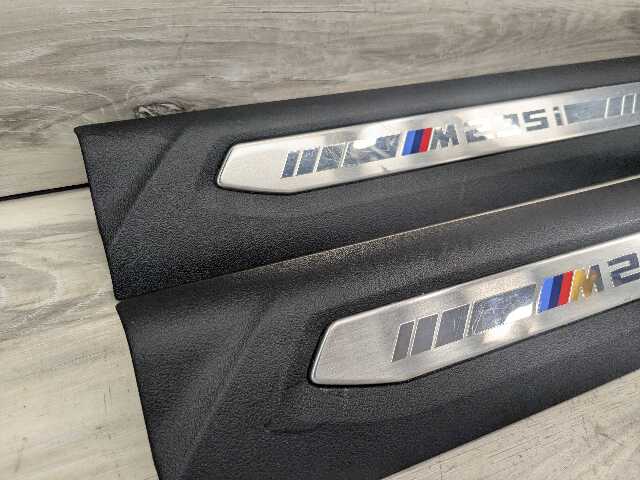 20-24 OEM BMW F44 M235i Front Left Right Door Sill Plate Molding Trim PAIR