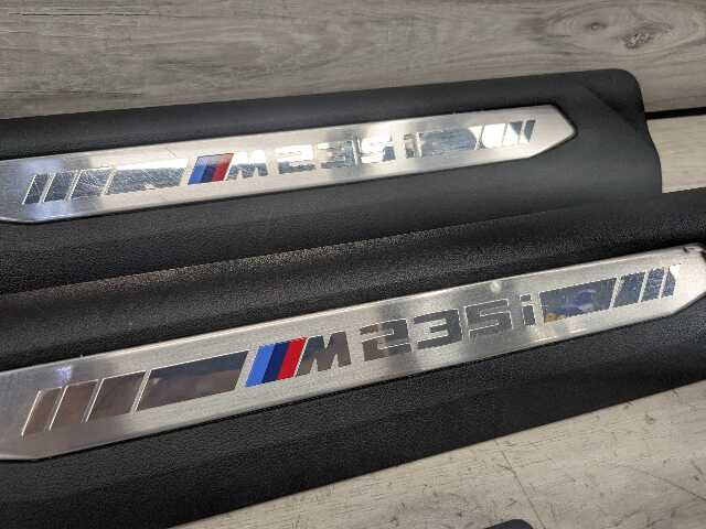 20-24 OEM BMW F44 M235i Front Left Right Door Sill Plate Molding Trim PAIR