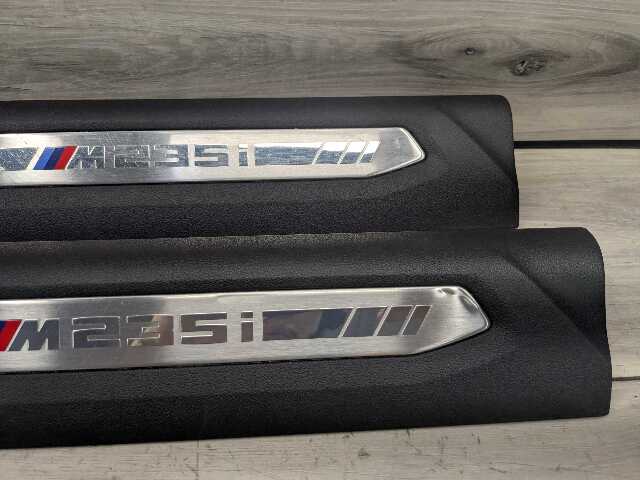 20-24 OEM BMW F44 M235i Front Left Right Door Sill Plate Molding Trim PAIR