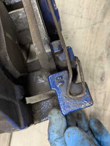 18-24 OEM BMW F39 F44 M35iX M235iX REAR Left Driver Side Brake Caliper BLUE