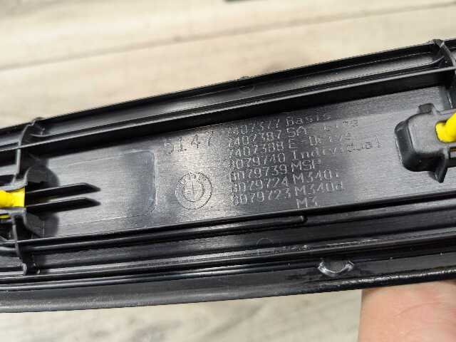 19-24 OEM BMW G20 G21 G26 M SPORT Front Left Right Door Sill Plate Molding Trim