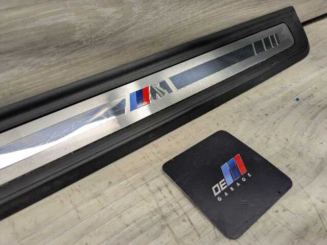 19-24 OEM BMW G20 G21 G26 M SPORT Front Left Right Door Sill Plate Molding Trim