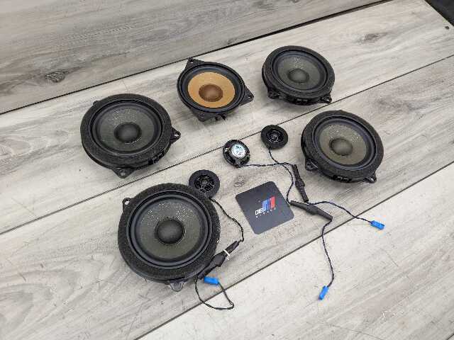 19-24 OEM BMW G20 G22 G23 G26 Hi-Fi HiFi Stereo Audio Mid Speakers Tweeters SET
