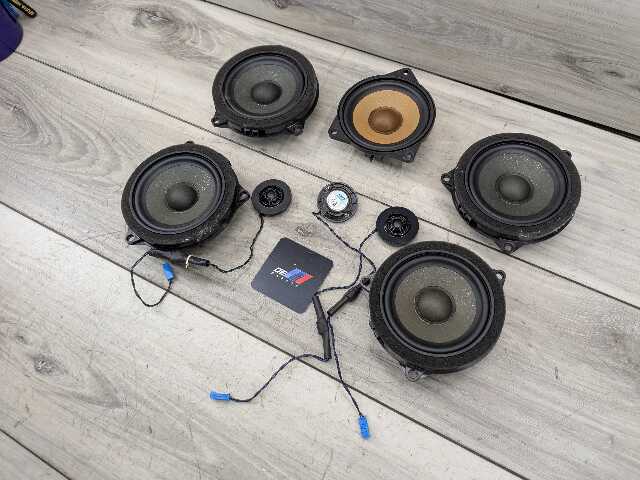 19-24 OEM BMW G20 G22 G23 G26 Hi-Fi HiFi Stereo Audio Mid Speakers Tweeters SET