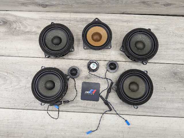19-24 OEM BMW G20 G22 G23 G26 Hi-Fi HiFi Stereo Audio Mid Speakers Tweeters SET