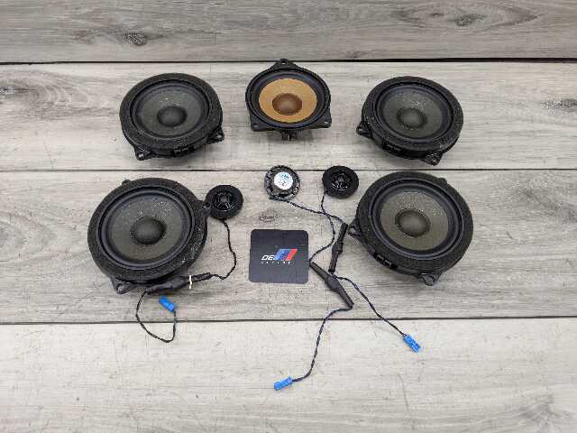 19-24 OEM BMW G20 G22 G23 G26 Hi-Fi HiFi Stereo Audio Mid Speakers Tweeters SET