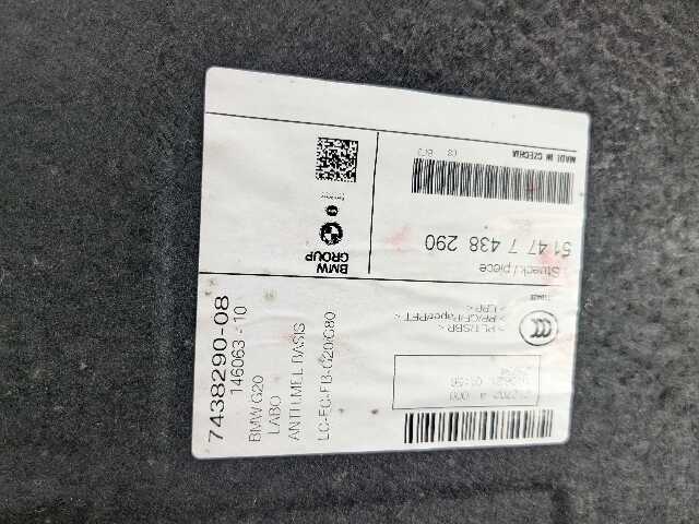 OEM BMW G20 G22 G80 G82 M3 M4 Rear Trunk Floor Mat Carpet Luggage Cargo Cover