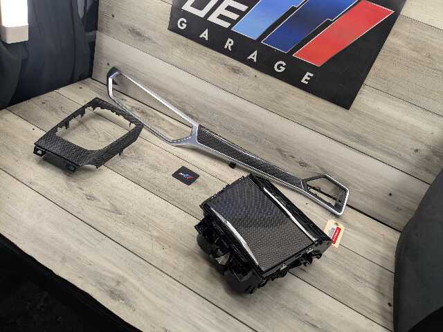 *OEM BMW PRE-LCI G80 G82 G83 CARBON FIBER Center Console Dash Interior Trim SET