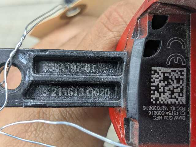 OEM BMW G22 G23 G82 G83 M4 COMFORT ACCESS Front Left Driver Door Handle RED