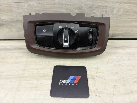 OEM BMW F15 F16 F85 F86 X5 X6 Headlight Switch Control Panel Light Module WINE