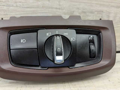 OEM BMW F15 F16 F85 F86 X5 X6 Headlight Switch Control Panel Light Module WINE