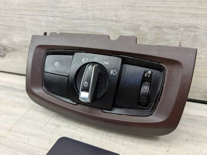 OEM BMW F15 F16 F85 F86 X5 X6 Headlight Switch Control Panel Light Module WINE