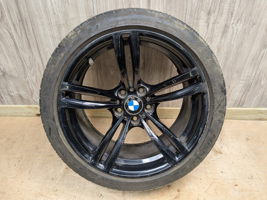 *OEM BMW F80 F82 F83 M3 M4 Rear Rim Wheel 19x10" ET40 Double Spoke Style 437M