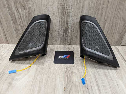 OEM BMW G11 G12 740 750 HARMAN Audio Sound Door Speaker Tweeters PAIR