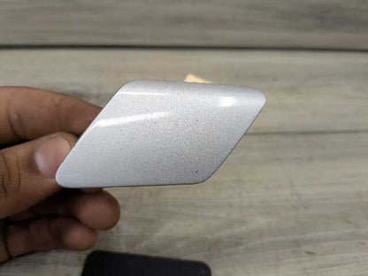 12-15 OEM BMW F30 F31 Front Left Driver Bumper Headlight Washer Cap Cover Silver