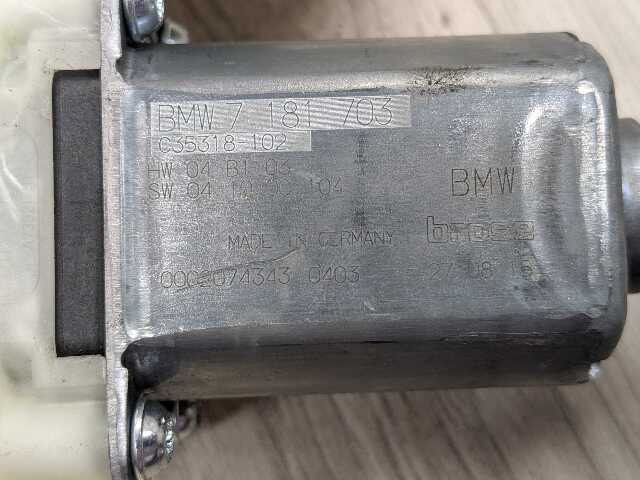 16-22 OEM BMW G01 G12 740 750 M760 REAR LEFT Driver Door Window Regulator Motor
