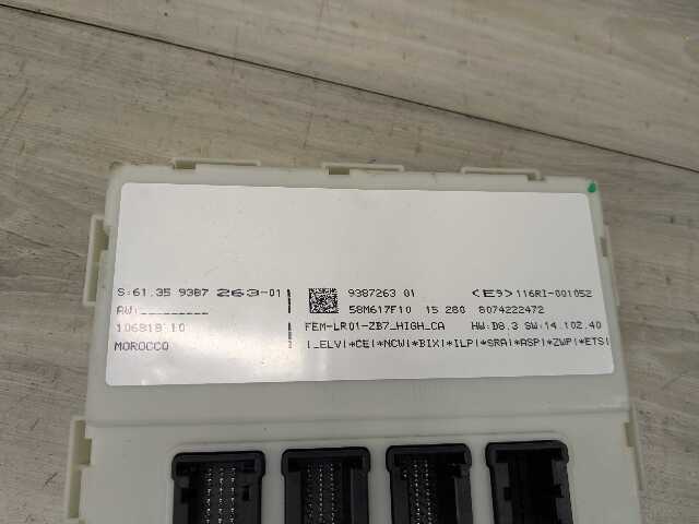 OEM BMW F30 F32 F33 F36 F80 F82 F83 Body Control Junction Box Module FEM + Key