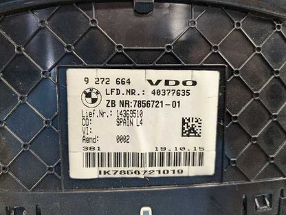 15-20 OEM BMW F80 F82 F83 M3 M4 Instrument Cluster Gauge Speedometer VDO w/ HUD