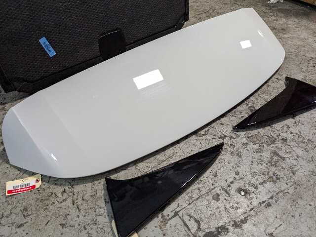 14-18 OEM BMW F15 X5 Tailgate Liftgate Trunk Upper Molding Wing Spoiler SET
