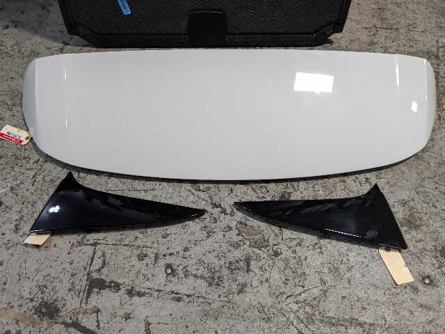 14-18 OEM BMW F15 X5 Tailgate Liftgate Trunk Upper Molding Wing Spoiler SET