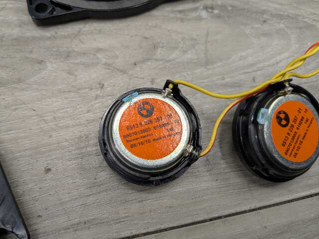 OEM BMW F30 F32 F36 F80 F82 M3 HARMAN KARDON Audio Sound Speaker Subwoofer SET
