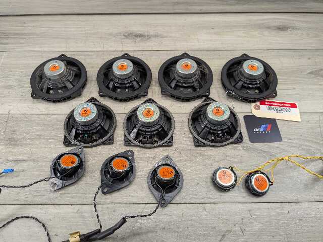 OEM BMW F30 F32 F36 F80 F82 M3 HARMAN KARDON Audio Sound Speaker Subwoofer SET